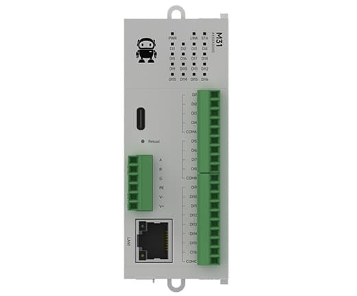 Módulo de Entradas Digitales Industriales 16DI Modbus TCP/RTU M31-AXXXA000G-U – Ebyte