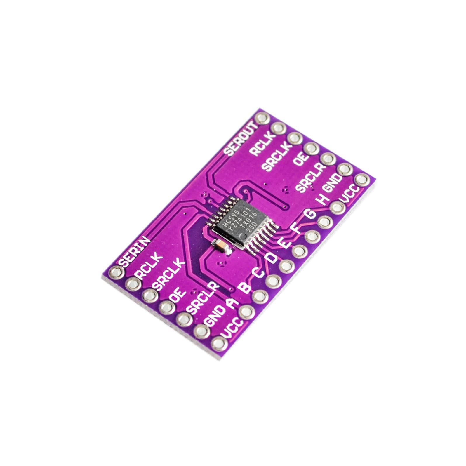 Modulo 74HC595 shift register