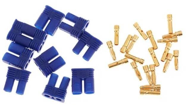 Pack 5 Unidades - Conector de bateria tipo EC3