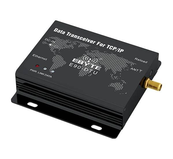 Transmisor y Receptor Inalambrico Ethernet Via LoRa E90-DTU(900SL22-ETH)