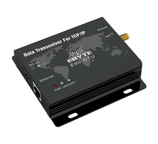 Transmisor y Receptor Inalambrico Ethernet Via LoRa E90-DTU(900SL22-ETH)