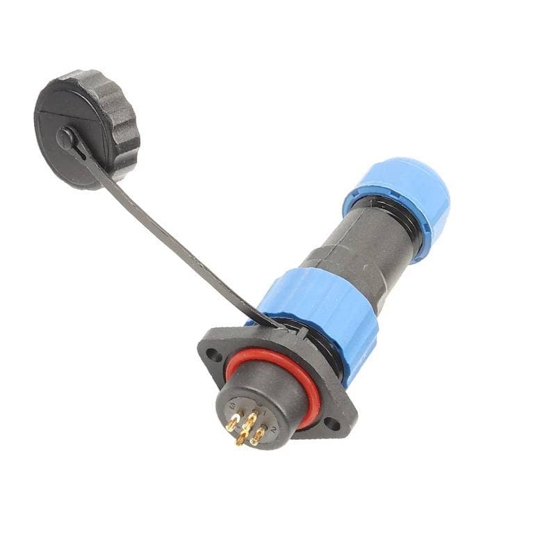 Conector IP68 ZP16 2P Flanje