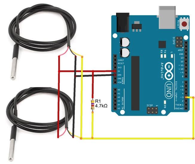 Sensor de Temperatura Digital DS18B20 5 metros