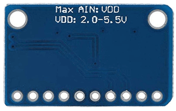 ADS1115 Conversor analogo digital ADC 16Bits 4 canales, placa azul