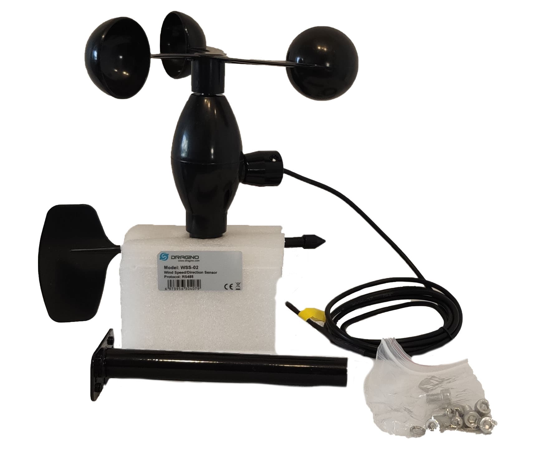 Veleta y anemómetro WSS-02 RS485