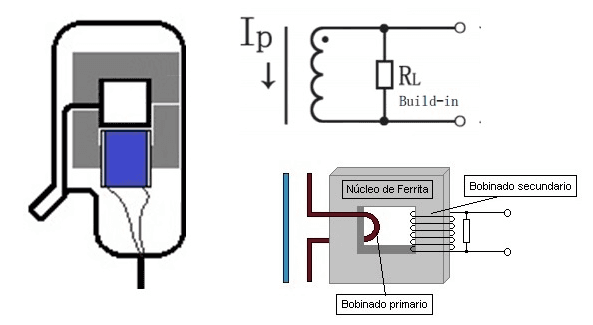 Transformador sensor de corriente alterna 30A