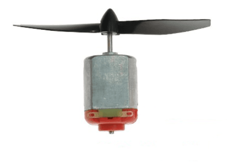 Hélice para motor de 75mm y eje de 1mm