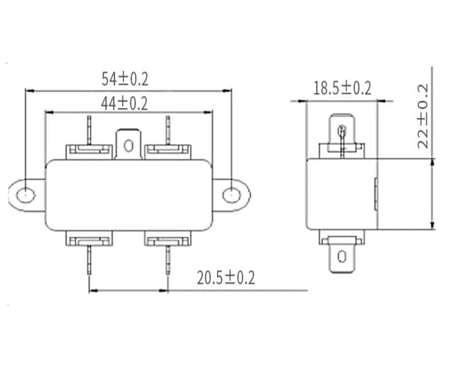 Filtro de linea EMI/EMC CW1B-10A-T(B2) 10A