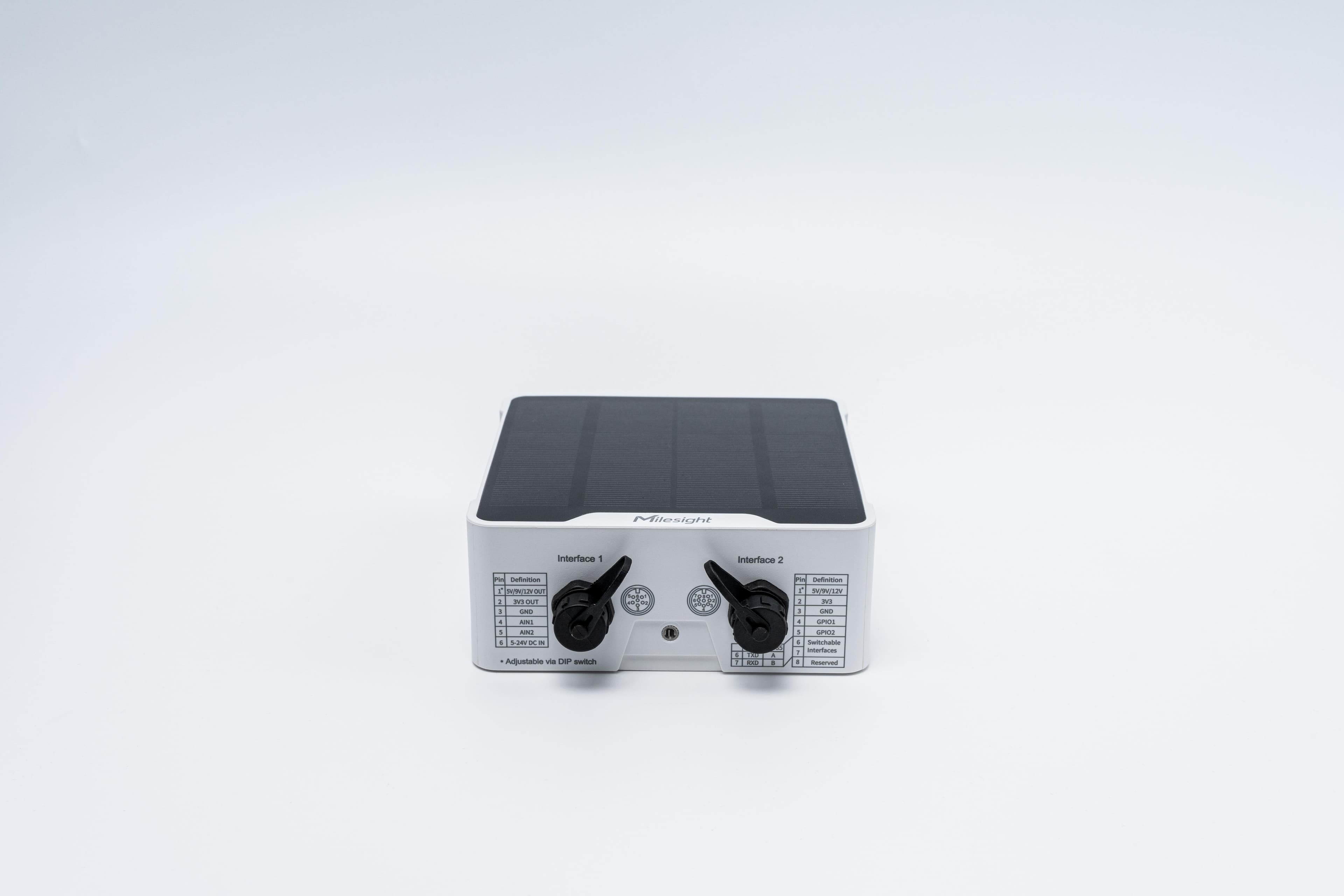 Controlador LoRaWAN Exterior Solar SDI12 RS485 4-20mA UC501 - Milesight