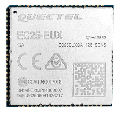EC25-AUX Modem 4G GPS formato SMD soldar