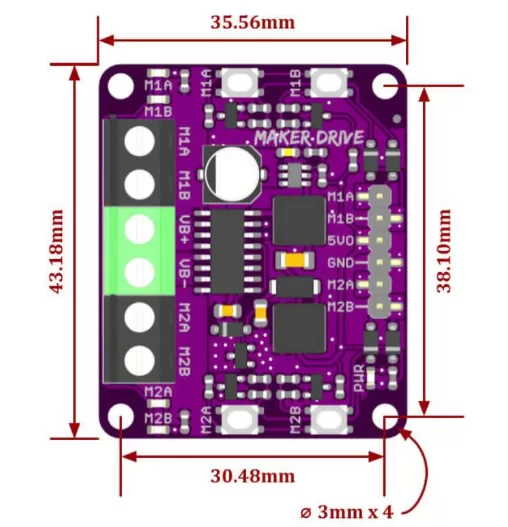Controlador de motor "Maker Drive" - Cytron