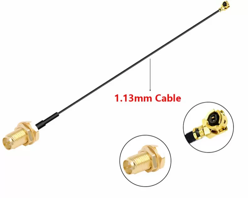 Conector antena Pigtail RP-SMA IPEX 10cm