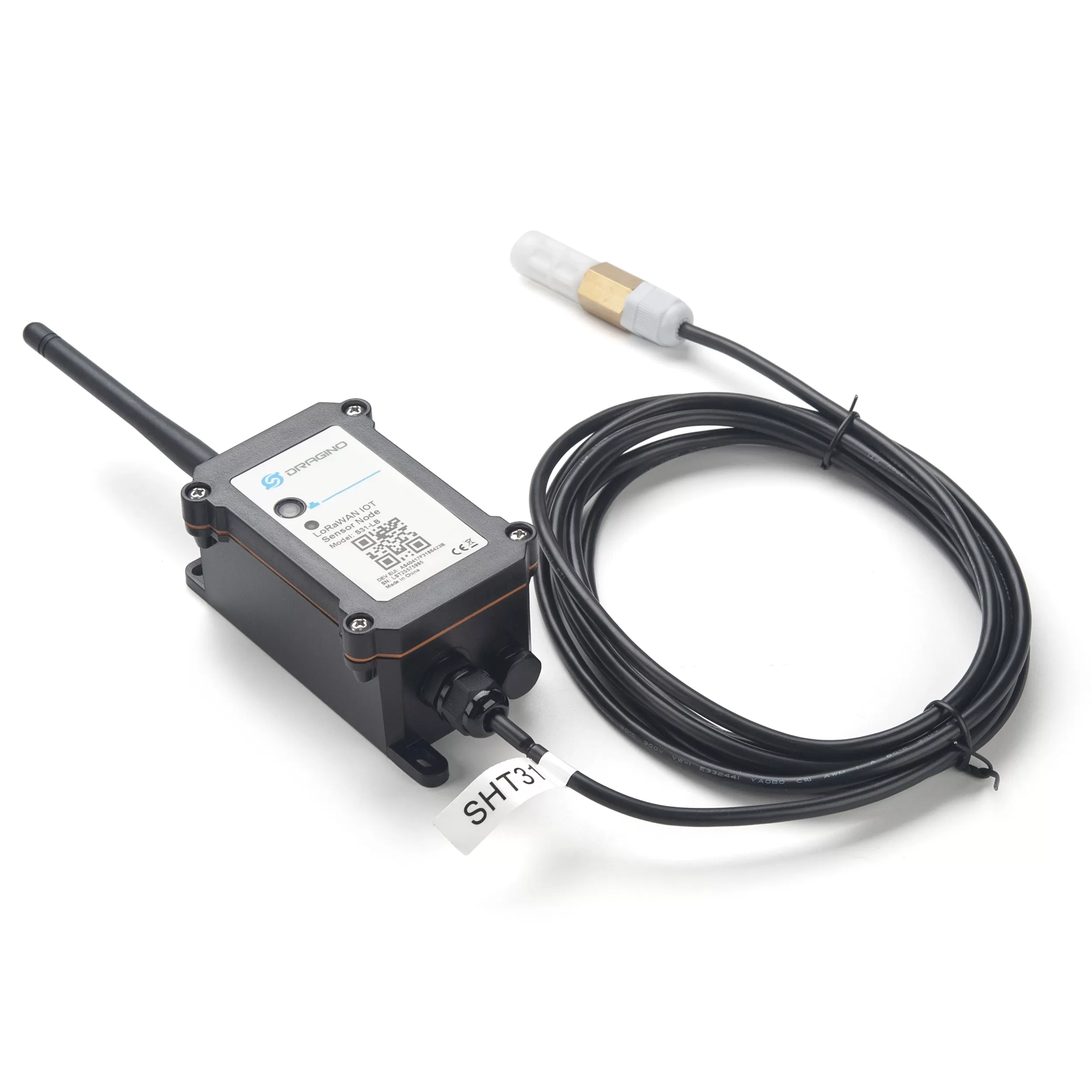 Sensor de Temperatura y Humedad Ambiental LoRaWAN con Sonda Externa S31-LB – Dragino