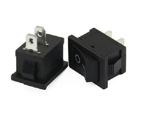 Interruptor switch ON-OFF 10A KDC1-101 Rojo y Negro