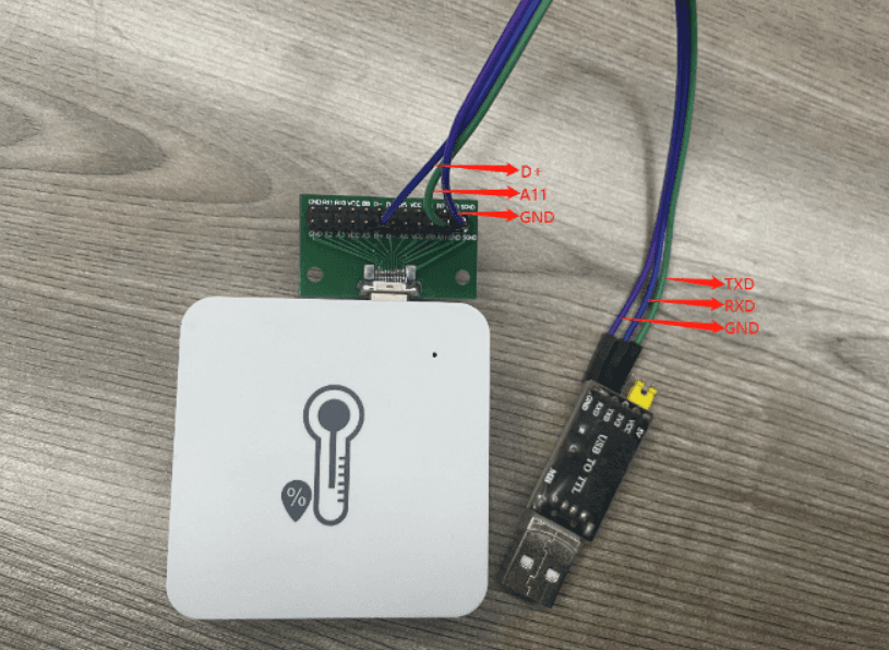 Adaptador USB-C AS02 para Sensor de Temperatura y Humedad LHT52