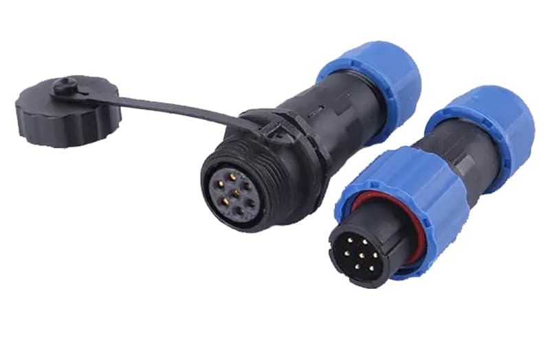 Conector IP68 ZP13 7P Cable Cable