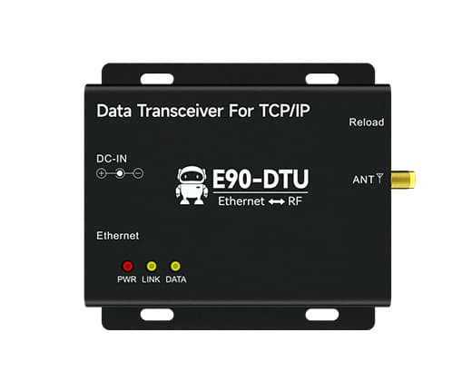 Transmisor y Receptor Inalambrico Ethernet Via LoRa E90-DTU(900SL30-ETH)