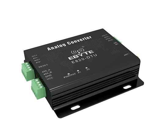 Transmisión de señal analógica RS485 - E820-DTU(2I2-433L)-V8 - Ebyte