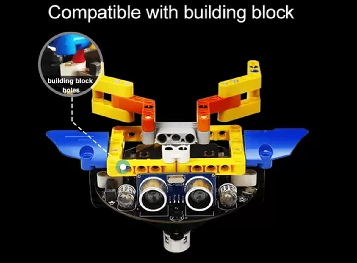 Tiny:bit robot de dos ruedas