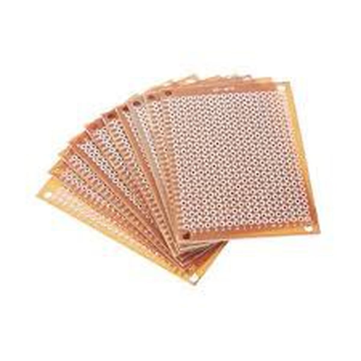 Placas PCB pre-perforadas 5x7CM - Pack 5 Unidades
