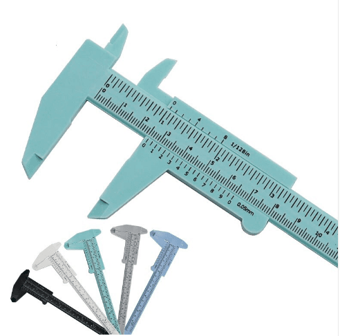Pie de Metro Plastico / Caliper / Vernier color gris